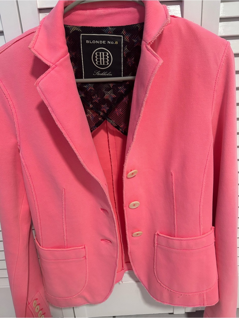 Pink Women's Blazer Jacket